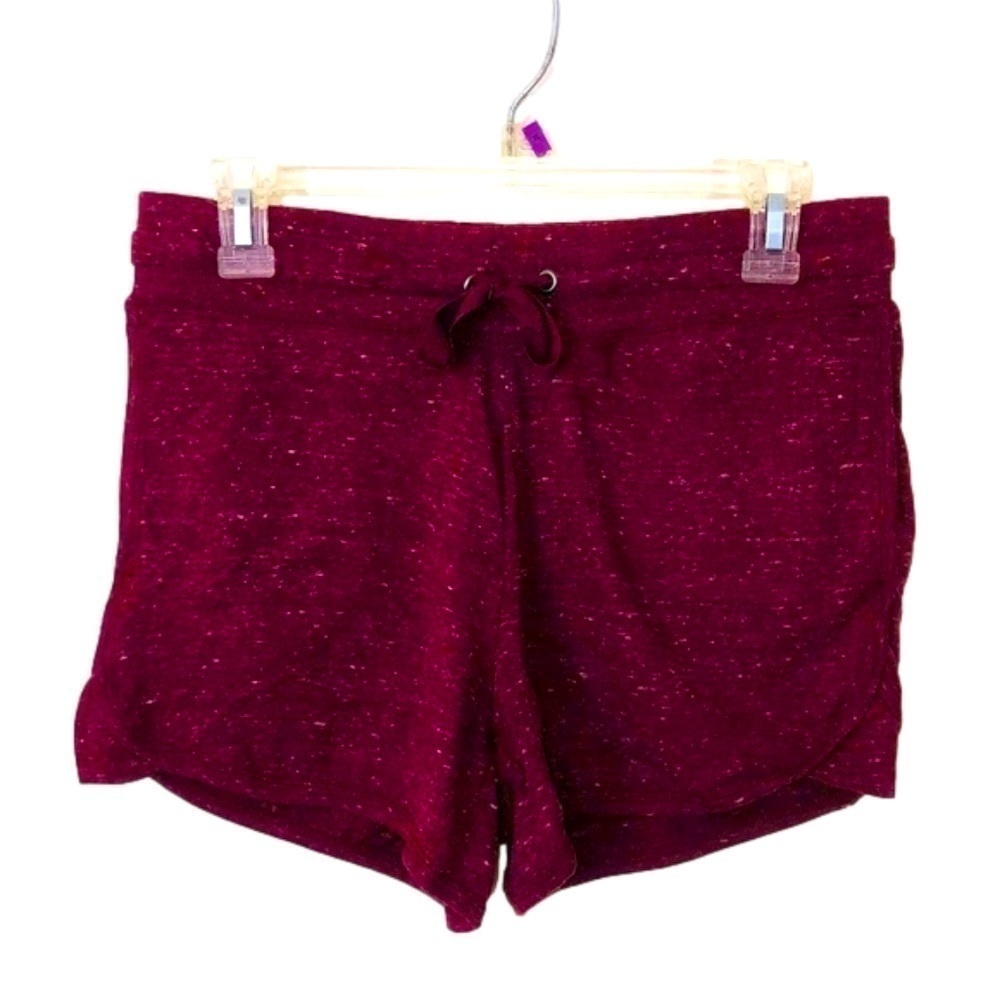 ATHLETIC WORKS Maroon Athletic Shorts